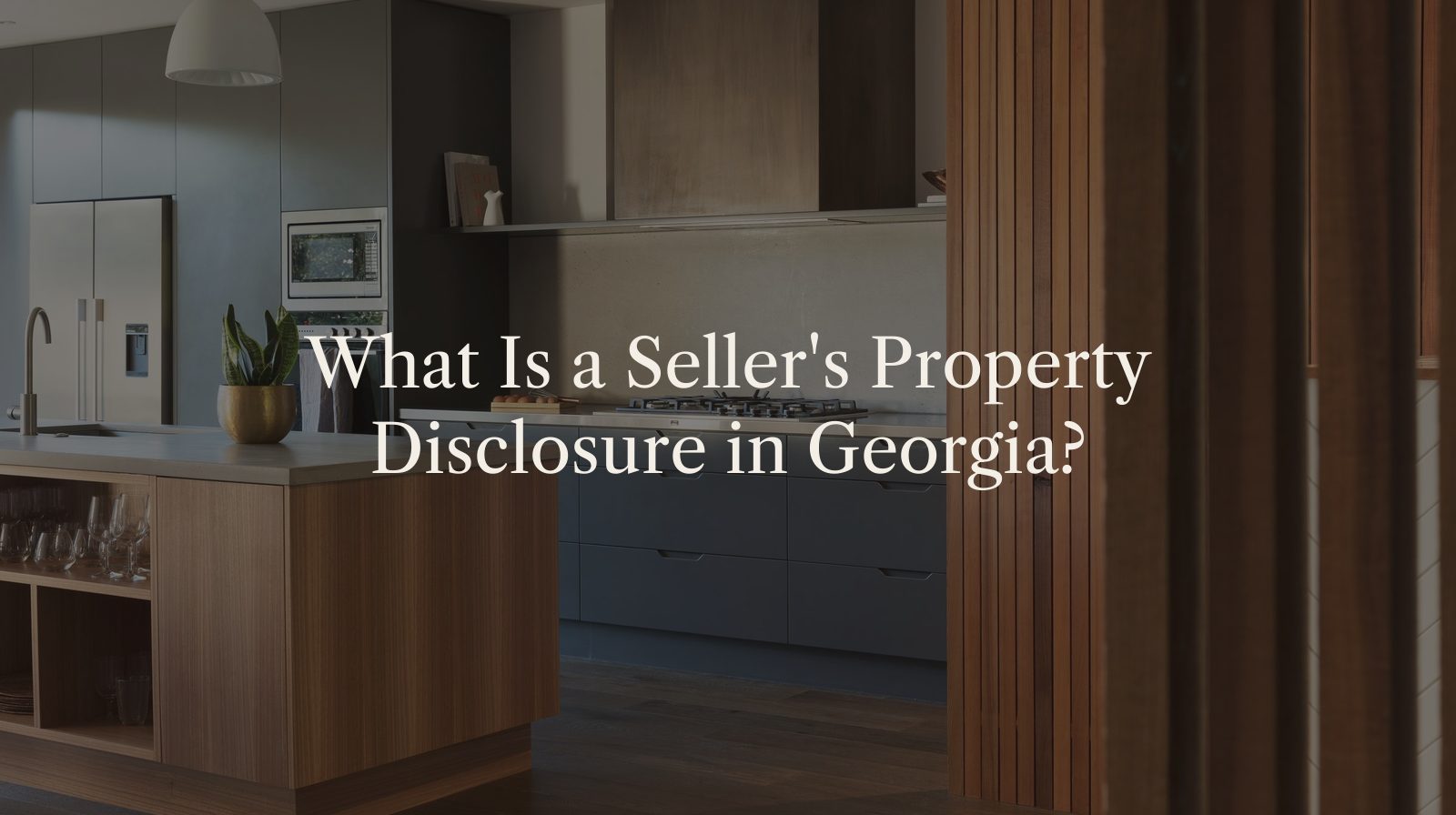 What Is a Seller's Property Disclosure in Georgia?