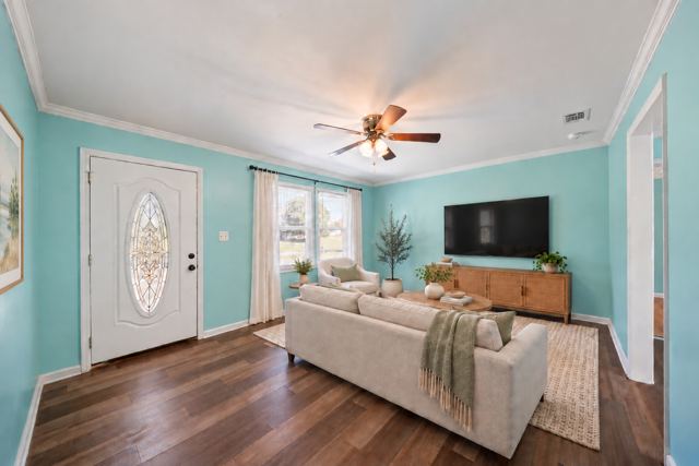 Living room by the front door